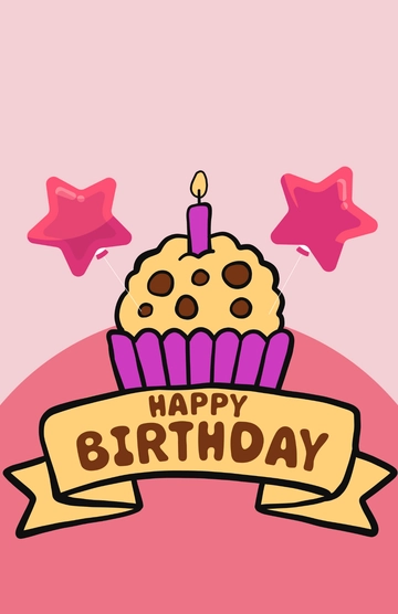 Free Blank Handmade Birthday Poster Template to Edit Online