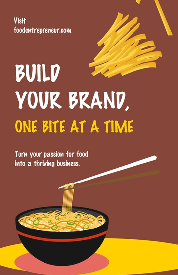 Free Blank Food Business Poster Template to Edit Online