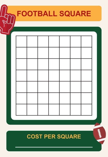 Free Creative Football Square Sheet Template to Edit Online Free Creative Football Square Sheet Template to Edit Online