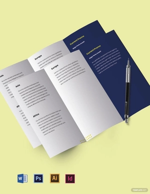 Agency Tri-Fold Brochure Template