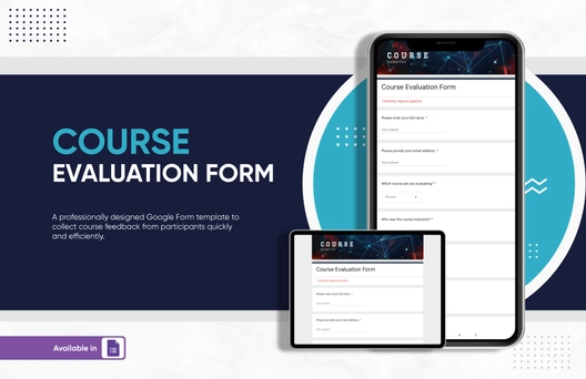 Course Evaluation Form Template