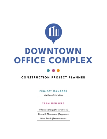 Free Construction Project Planner Template to Edit Online
