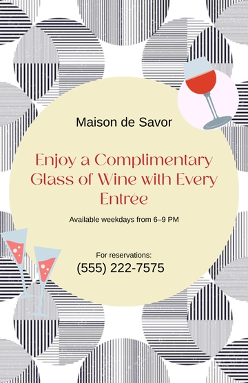 Free Classy Restaurant Poster Template to Edit Online