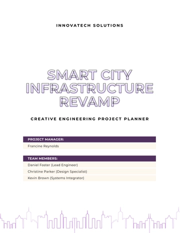 Free Creative Engineering Project Planner Template to Edit Online