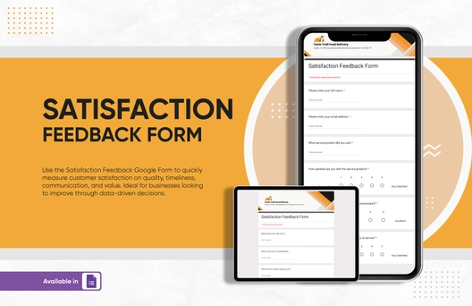 Satisfaction Feedback Form Template