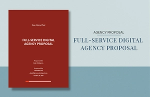Full Service Digital Agency Proposal Template
