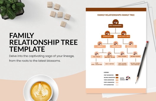 Family Relationships Tree Template
