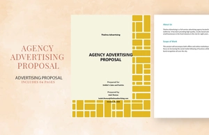 Agency Advertising Proposal Template