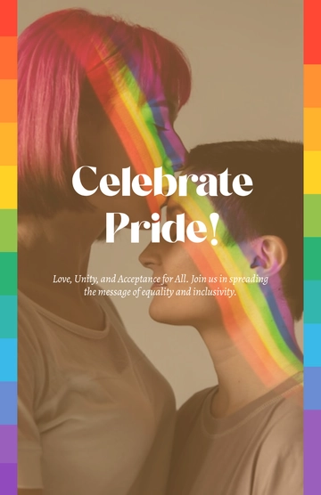 Free Transparent Pride Month Poster Template to Edit Online