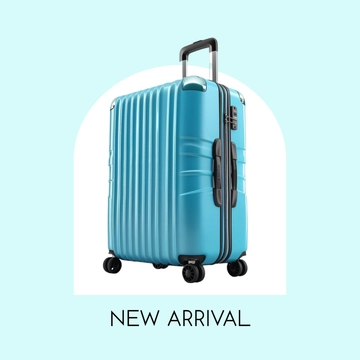 Free Luggage Bag Ebay Photo Template to Edit Online