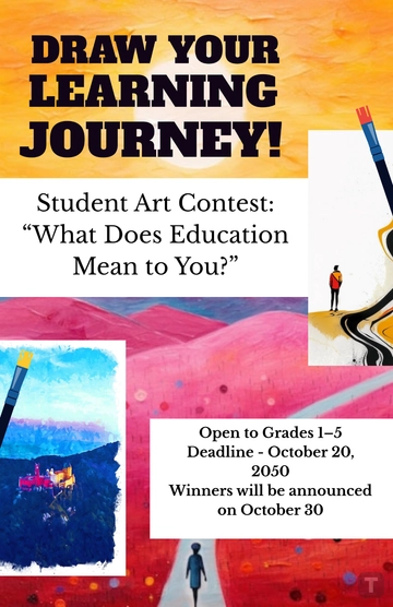 Free Education Drawing Poster Template to Edit Online
