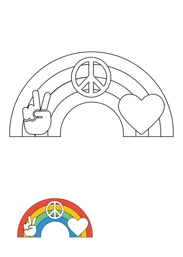 Free Pride Month Coloring and Drawing Template to Edit Online