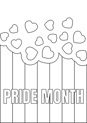 Free LGBTQ Pride Month Drawing Template to Edit Online