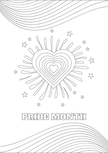 Free Pride Month Drawing Banner Template to Edit Online