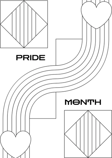 Free Modern Pride Community Month Drawing Template to Edit Online