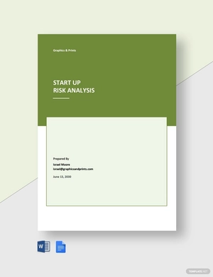 Startup Risk Analysis Template