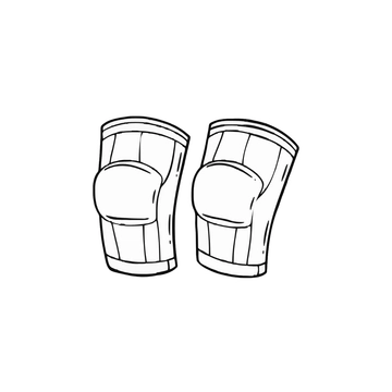 Free Volleyball Kneepads Clipart to Edit Online