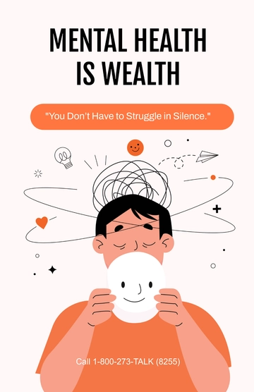 Free Powerful Mental Health Poster Template to Edit Online