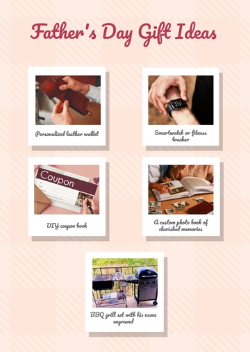Free Father's Day Gift Ideas Template to Edit Online