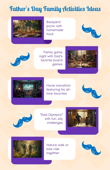 Free Father's Day Family Activities Template to Edit Online