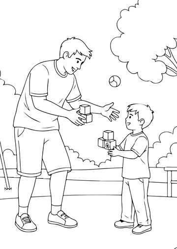 Free Father's Day Sketch Template to Edit Online