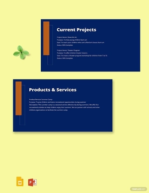 Startup Business Company Profile Template
