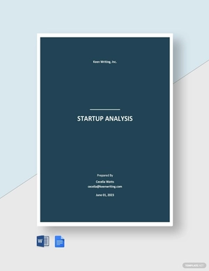 Startup Analysis Template