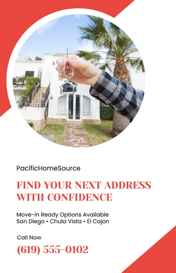 Free Unique Real Estate Poster Template to Edit Online