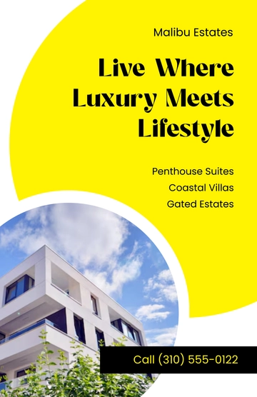 Free Luxury Real Estate Poster Template to Edit Online