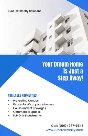 Free Colorful Real Estate Promo Offer Poster Template to Edit Online