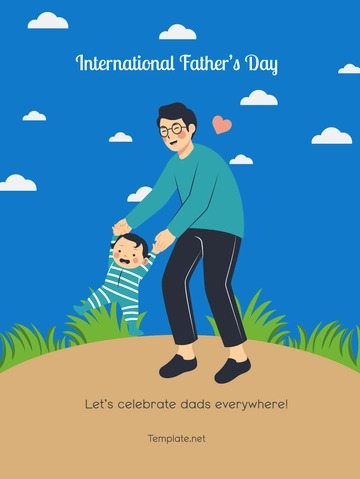 Free International Father's Day Template to Edit Online