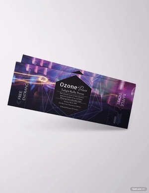 Blank Raffle Ticket Template