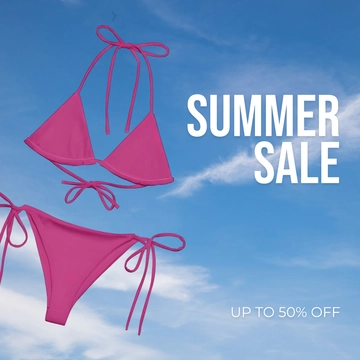Free Fun Design Swimsuit Poshmark Photo Template to Edit Online