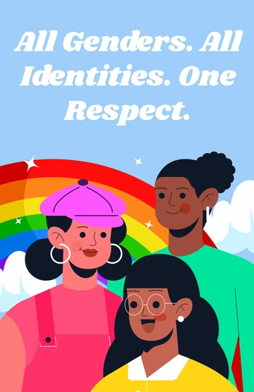 Free LGBTQ+ Gender Equality Poster Template to Edit Online