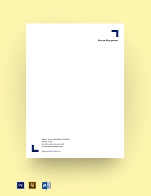 Sample Agency Letterhead Template