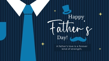 Free Father's Day Calligraphy Template to Edit Online
