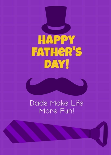 Free Father's Day for Kids Template to Edit Online