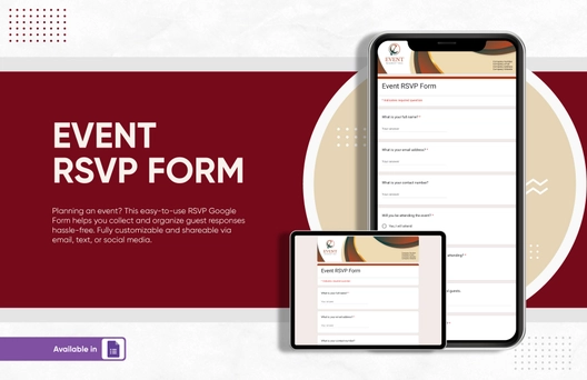 Event Rsvp Form Template