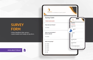Survey Form Template