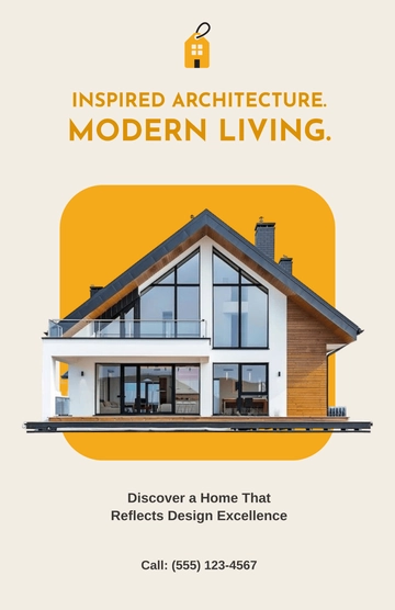Free Real Estate Architecture Poster to Edit Online