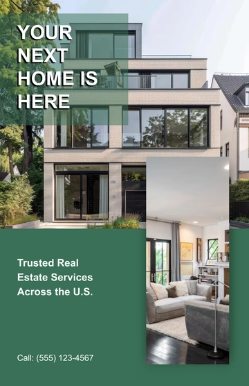 Free Real Estate US Marketing Poster to Edit Online