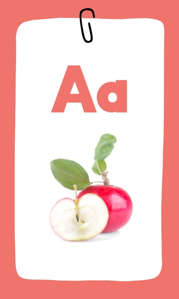 Free Rainbow Alphabet Flashcards Template to Edit Online
