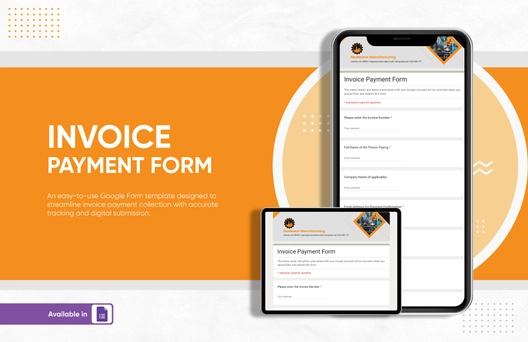 Invoice Payment Form Template