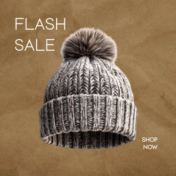 Free Beanie Depop Photo Template to Edit Online
