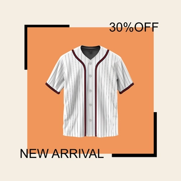 Free Baseball Jersey Depop Photo Template to Edit Online