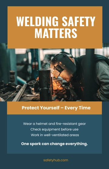 Free Welding Safety Poster Template to Edit Online
