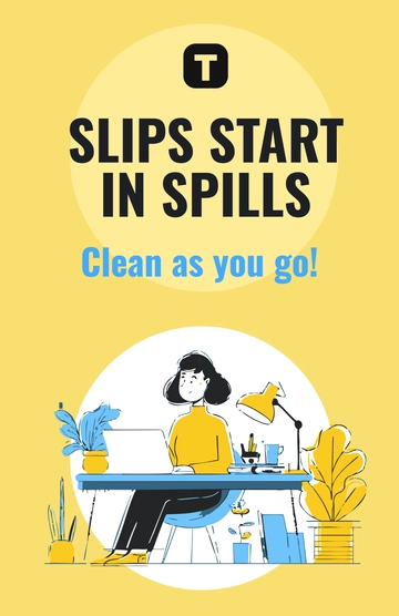 Free Office Safety Poster Template to Edit Online
