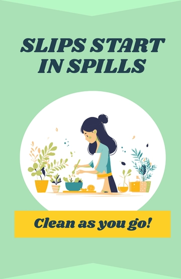 Free Kitchen Safety Poster Template to Edit Online