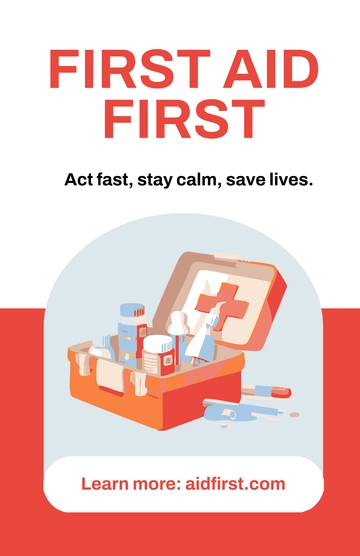 Free First Aid Safety Poster Template to Edit Online