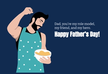 Free Father's Day Card from Son Template to Edit Online